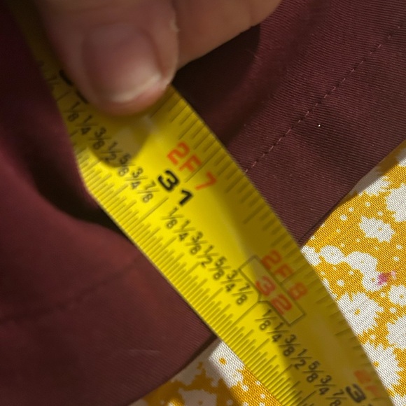 2pc Figs Burgundy Scrub Set straight leg XS v neck top S great condition 151 - Picture 5 of 6